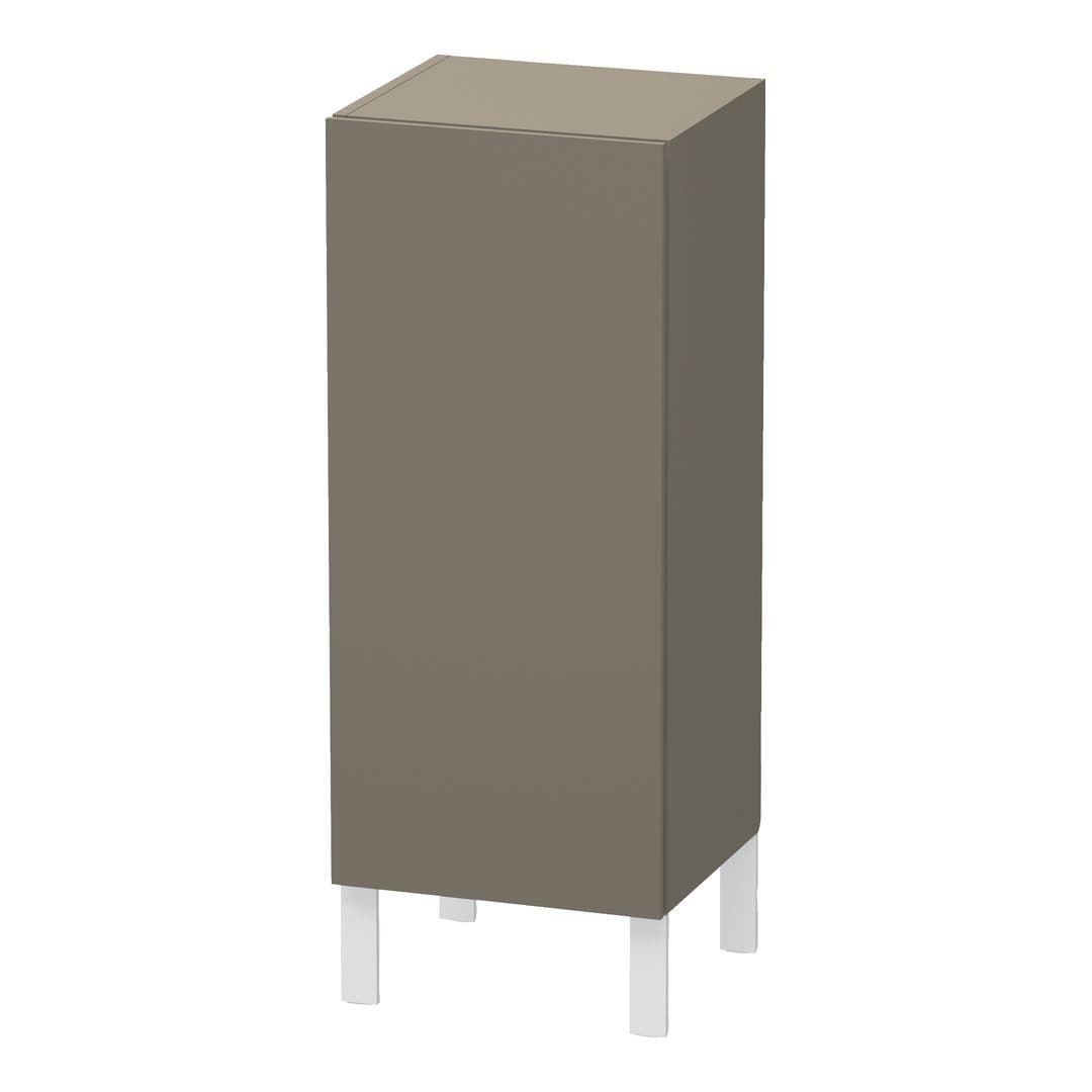 Duravit L-Cube – Κολόνα Μπάνιου – 250 mm, μεσαία, 1 πόρτα, αριστερή – Flannel Grey Satin Matt, Lacquer (LC1189L9090)