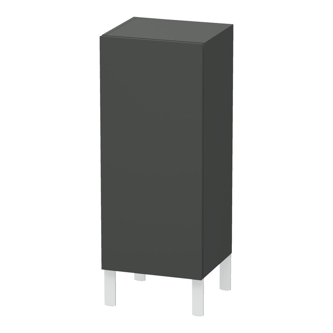 Duravit L-Cube – Κολόνα Μπάνιου – 250 mm, μεσαία, 1 πόρτα, δεξιά – Graphite Matt, Decor (LC1189R4949)