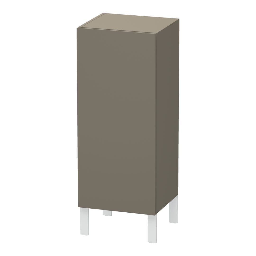 Duravit L-Cube – Κολόνα Μπάνιου – 250 mm, μεσαία, 1 πόρτα, δεξιά – Flannel Grey Satin Matt, Lacquer (LC1189R9090)