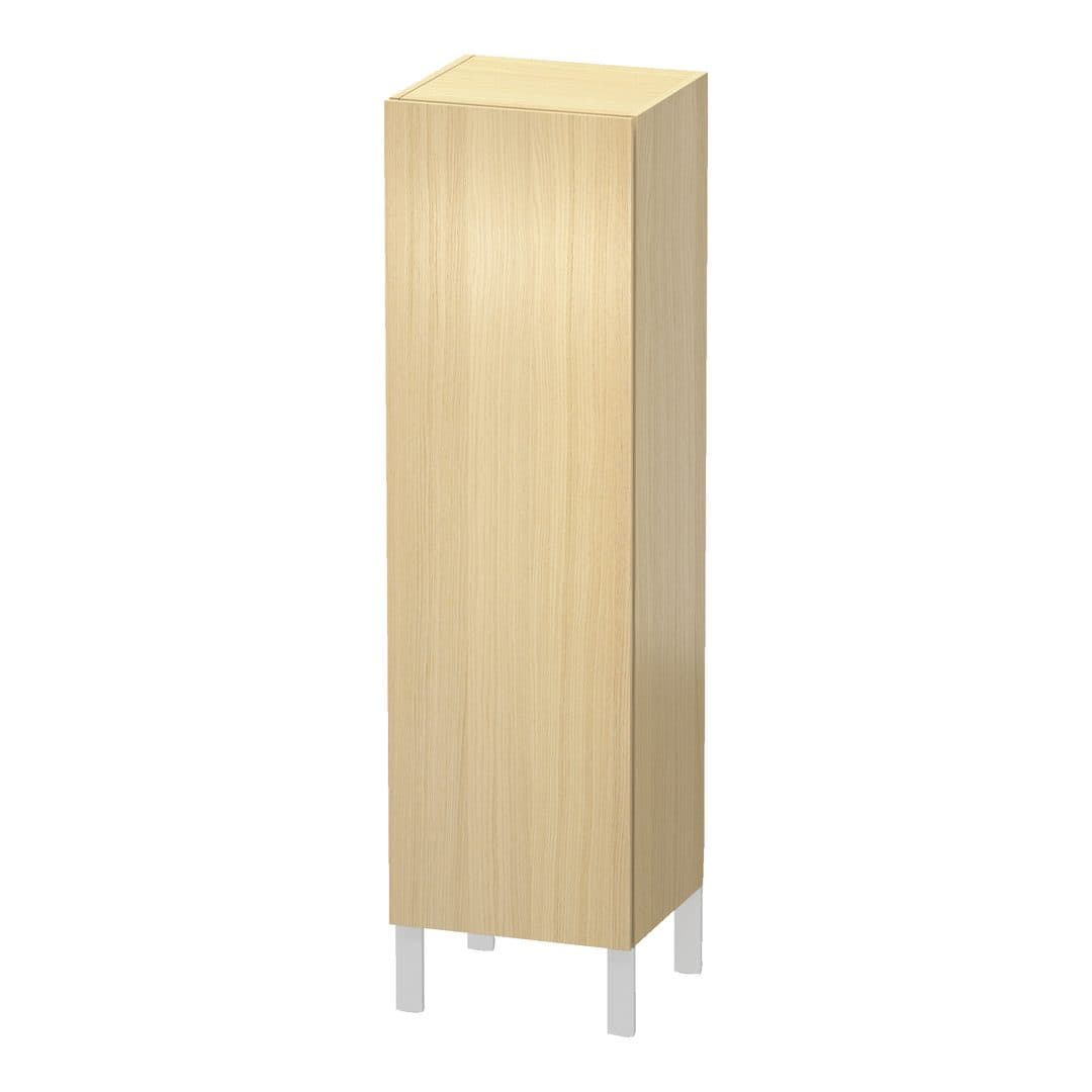 Duravit L-Cube – Κολόνα Μπάνιου – 250 mm, μεσαία, 1 πόρτα, δεξιά, 250 x 200 x 901 mm, Total number of shelves: 3 – Mediterranean oak Matt, Real wood veneer (LC1190R7171)