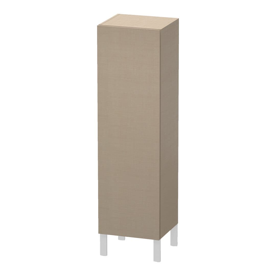 Duravit L-Cube – Κολόνα Μπάνιου – 250 mm, μεσαία, 1 πόρτα, δεξιά, 250 x 200 x 901 mm, Total number of shelves: 3 – Linen Matt, Decor (LC1190R7575)