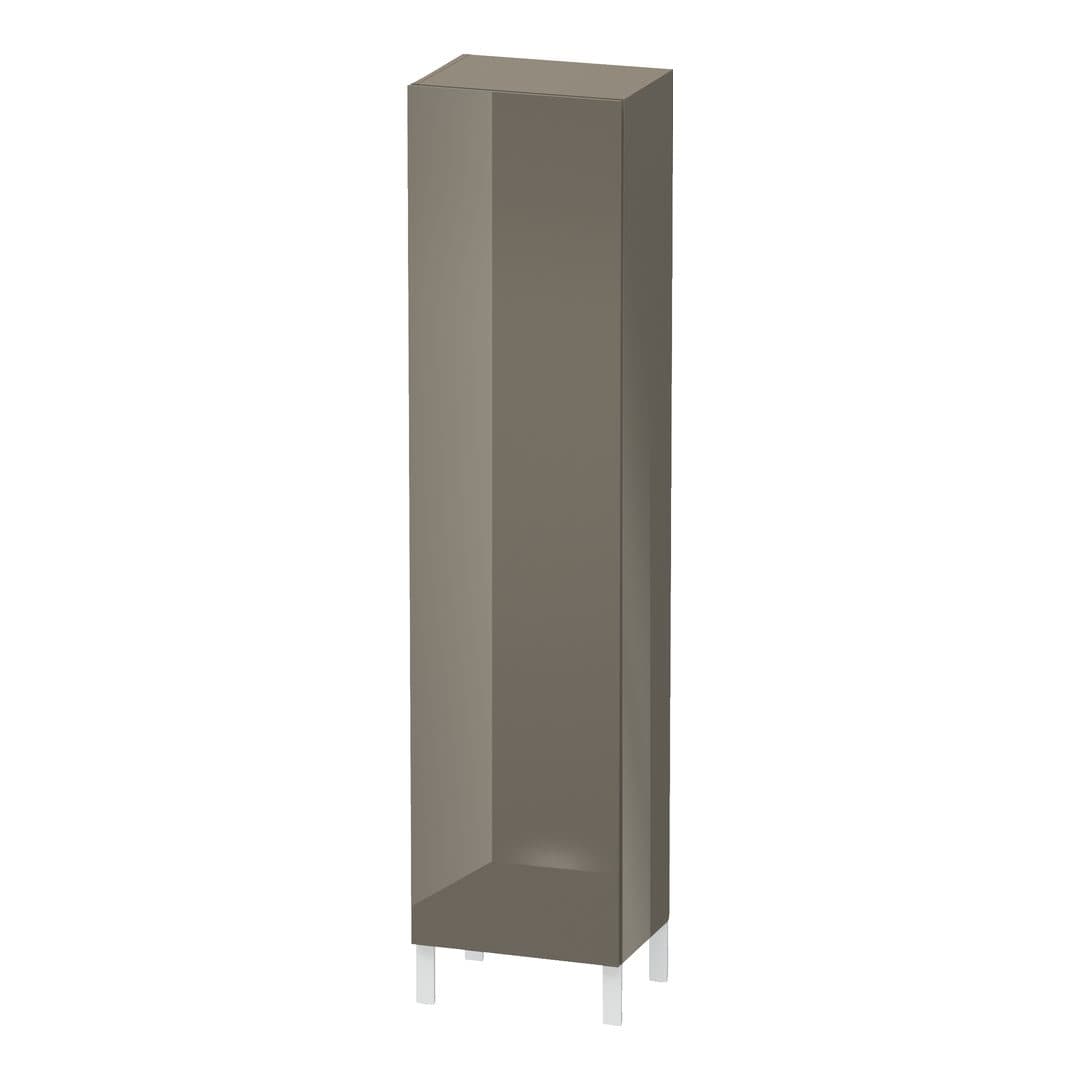 Duravit L-Cube – Κολόνα Μπάνιου – 500 mm, 1 πόρτα, δεξιά, 500 x 360 x 2000 mm – Flannel Grey High Gloss, Lacquer (LC1191R8989)