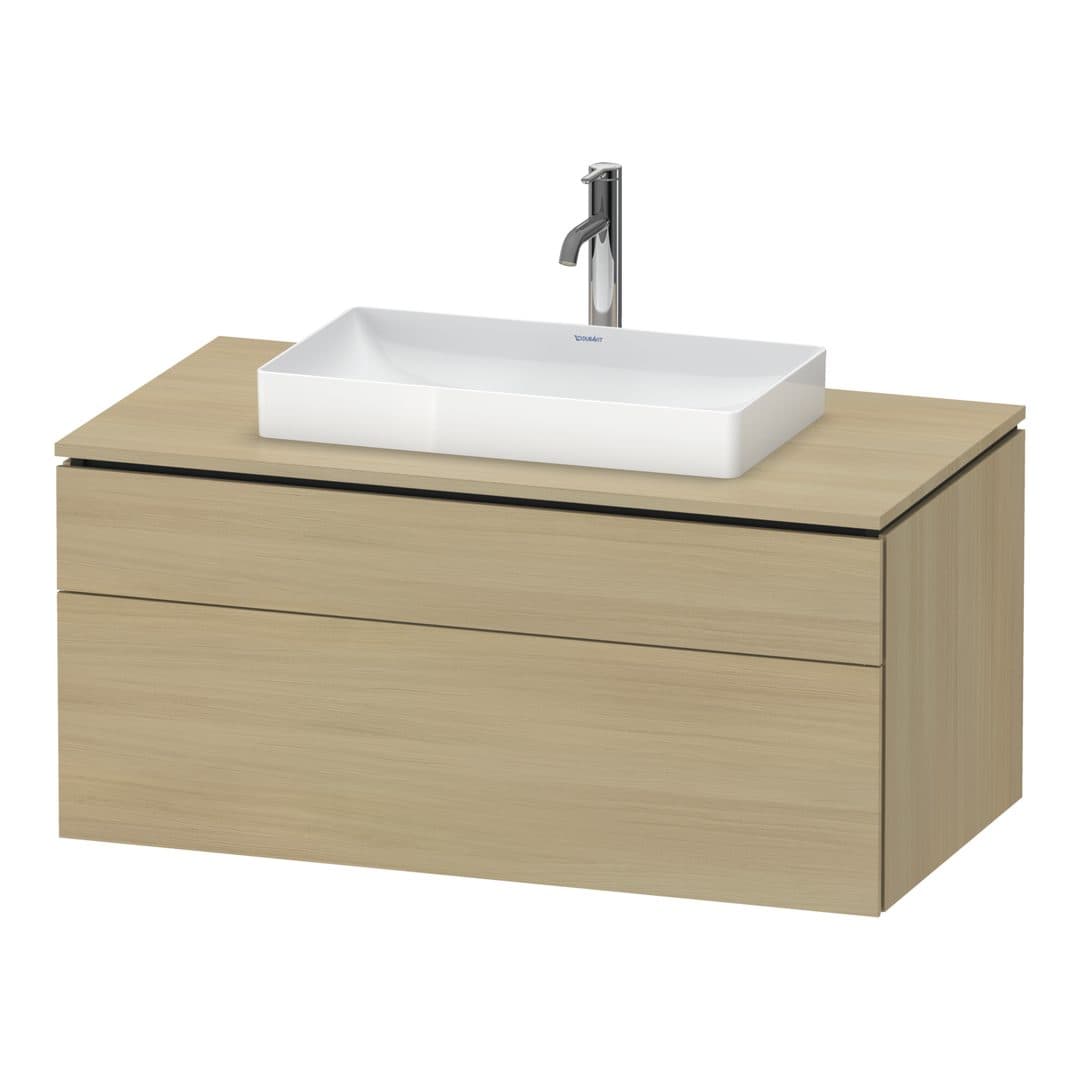 Duravit L-Cube – Έπιπλο Νιπτήρα – 1020 mm, για κονσόλα, 2 συρτάρια, νιπτήρας κέντρο, 1020 x 550 x 482 mm – Mediterranean oak Matt, Real wood veneer (LC4881071710000)