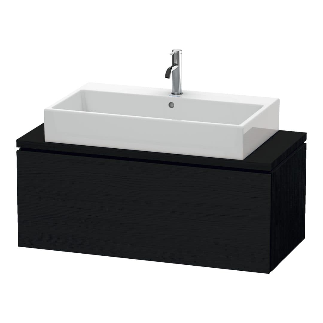 Duravit L-Cube – Έπιπλο Νιπτήρα – 1020 mm, για κονσόλα, 1 συρτάρι, νιπτήρας κέντρο, Compact – Black oak Matt, Decor (LC580401616)