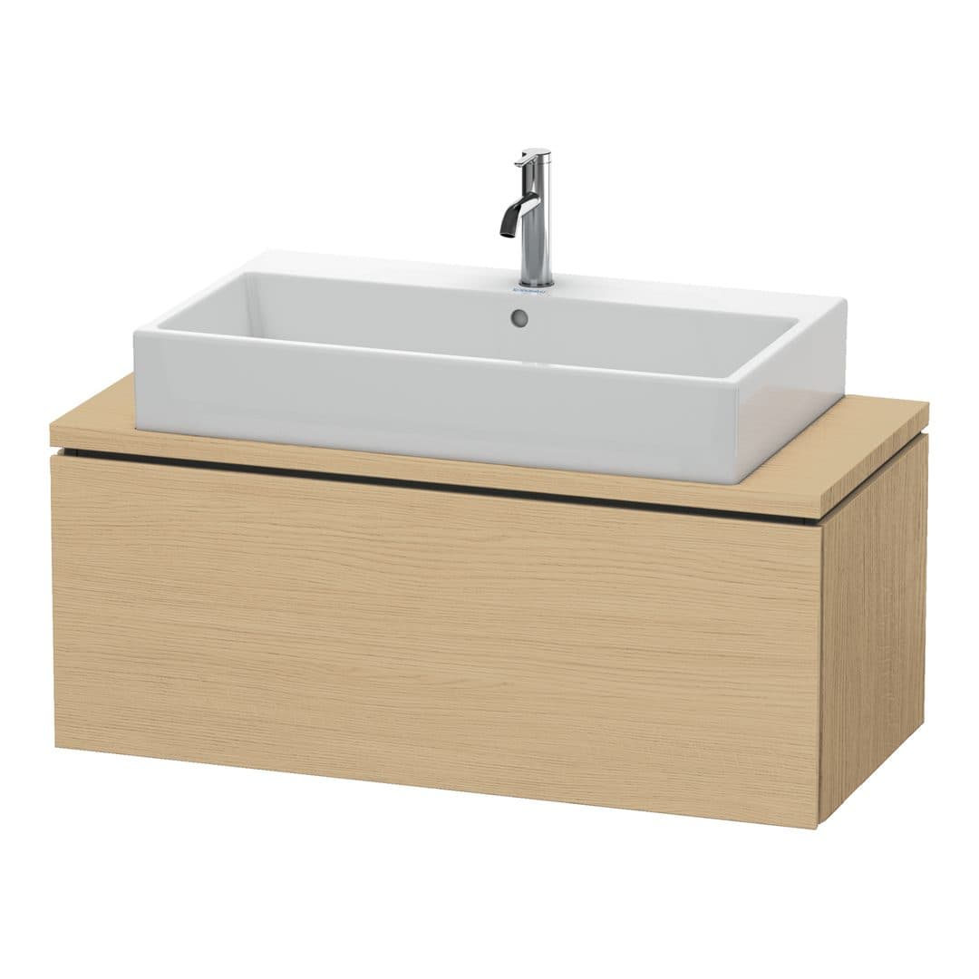 Duravit L-Cube – Έπιπλο Νιπτήρα – 1020 mm, για κονσόλα, 1 συρτάρι, νιπτήρας κέντρο, Compact – Natural oak, Decor (LC580403030)