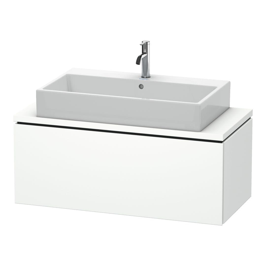 Duravit L-Cube – Έπιπλο Νιπτήρα – 1020 mm, για κονσόλα, 1 συρτάρι, νιπτήρας κέντρο, Compact – White Super Matt, Decor (LC580408484)