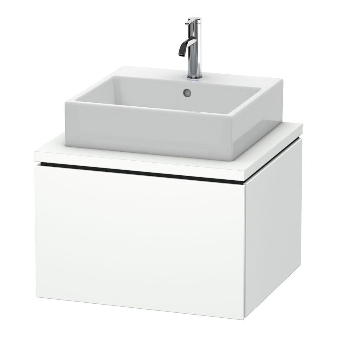 Duravit L-Cube – Έπιπλο Νιπτήρα – 620 mm, για κονσόλα, 1 συρτάρι, νιπτήρας κέντρο – White Matt, Decor (LC581001818)