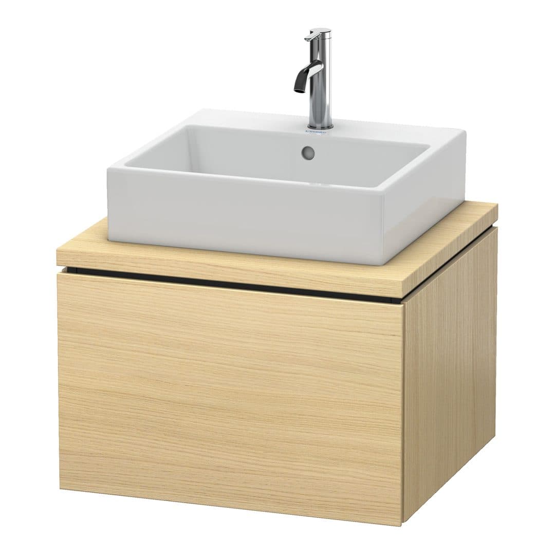 Duravit L-Cube – Έπιπλο Νιπτήρα – 620 mm, για κονσόλα, 1 συρτάρι, νιπτήρας κέντρο – Mediterranean oak Matt, Real wood veneer (LC581007171)