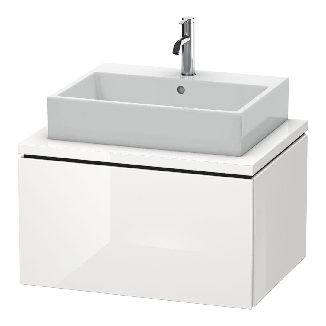 Duravit L-Cube – Έπιπλο Νιπτήρα – 720 mm, για κονσόλα, 1 συρτάρι, νιπτήρας κέντρο – White High Gloss, Decor (LC581102222)