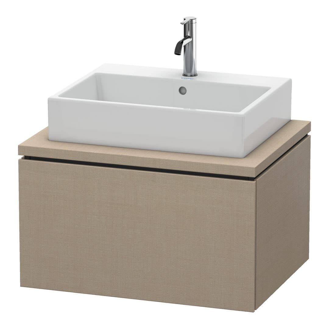 Duravit L-Cube – Έπιπλο Νιπτήρα – 720 mm, για κονσόλα, 1 συρτάρι, νιπτήρας κέντρο – Linen Matt, Decor (LC581107575)