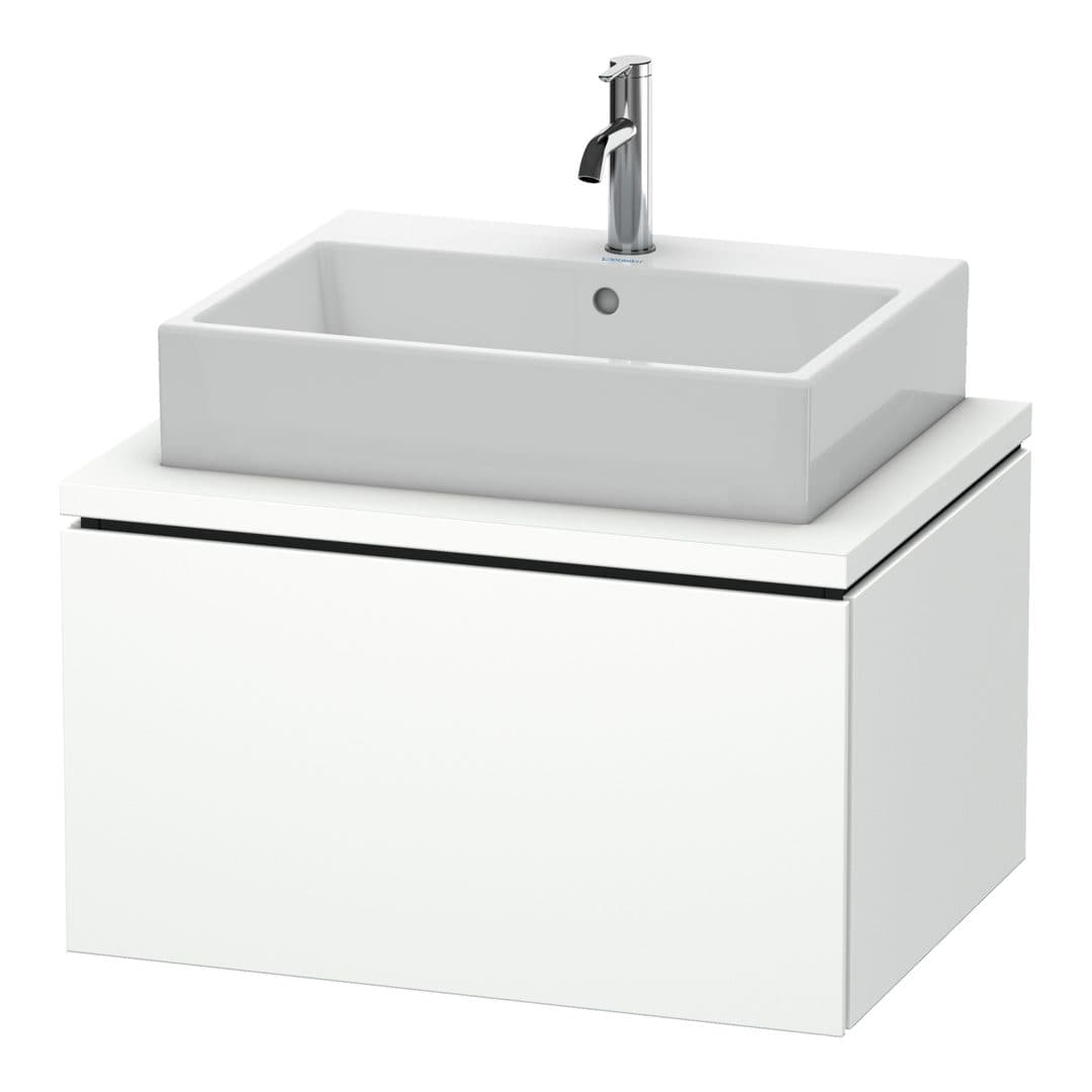 Duravit L-Cube – Έπιπλο Νιπτήρα – 720 mm, για κονσόλα, 1 συρτάρι, νιπτήρας κέντρο – White Super Matt, Decor (LC581108484)