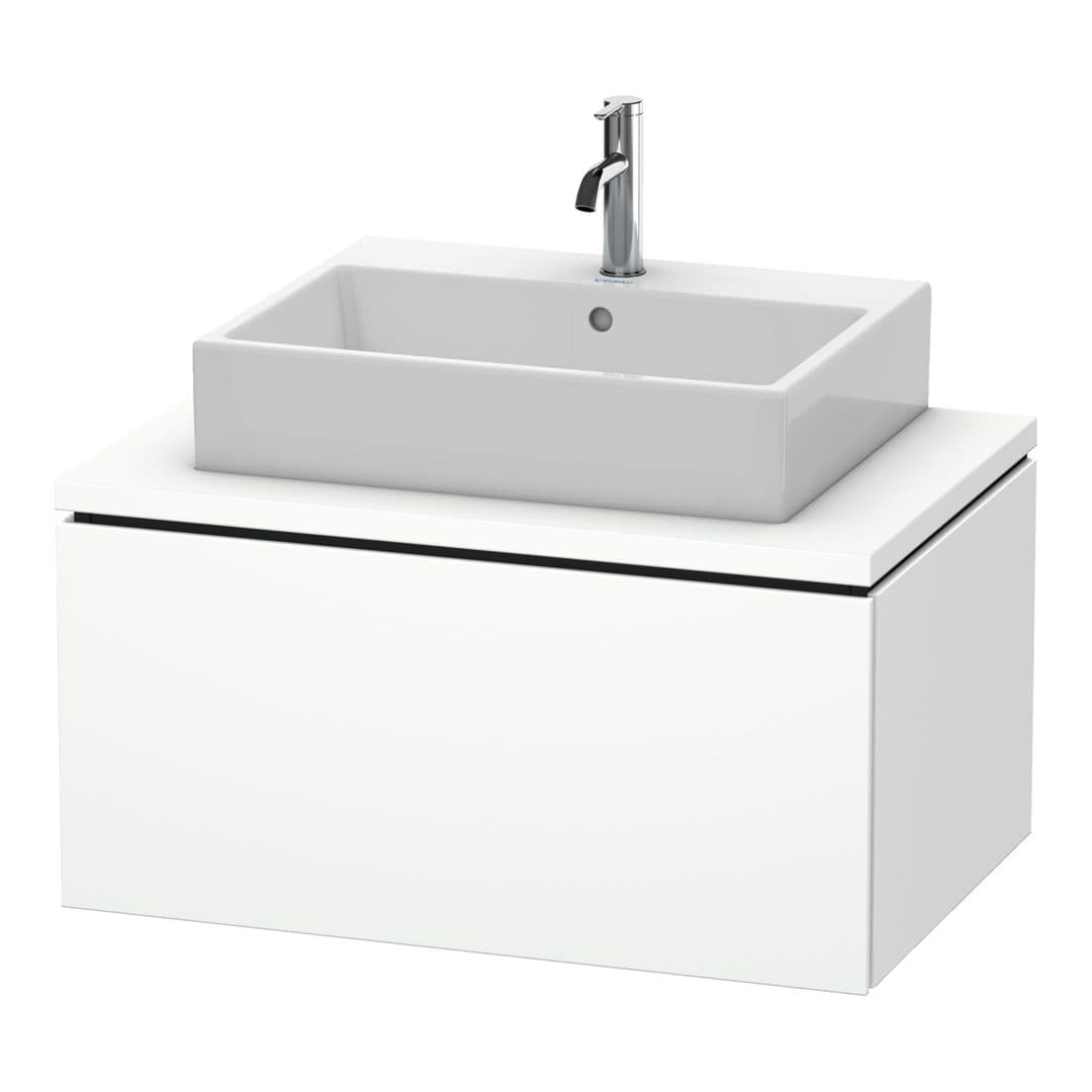 Duravit L-Cube – Έπιπλο Νιπτήρα – 820 mm, για κονσόλα, 1 συρτάρι, νιπτήρας κέντρο – White Matt, Decor (LC581201818)