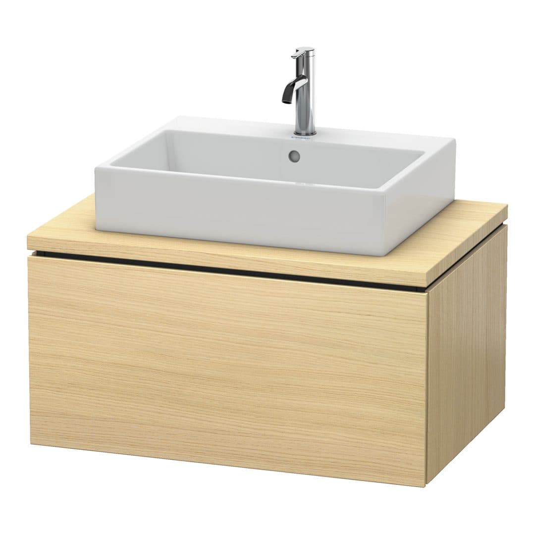 Duravit L-Cube – Έπιπλο Νιπτήρα – 820 mm, για κονσόλα, 1 συρτάρι, νιπτήρας κέντρο – Mediterranean oak Matt, Real wood veneer (LC581207171)