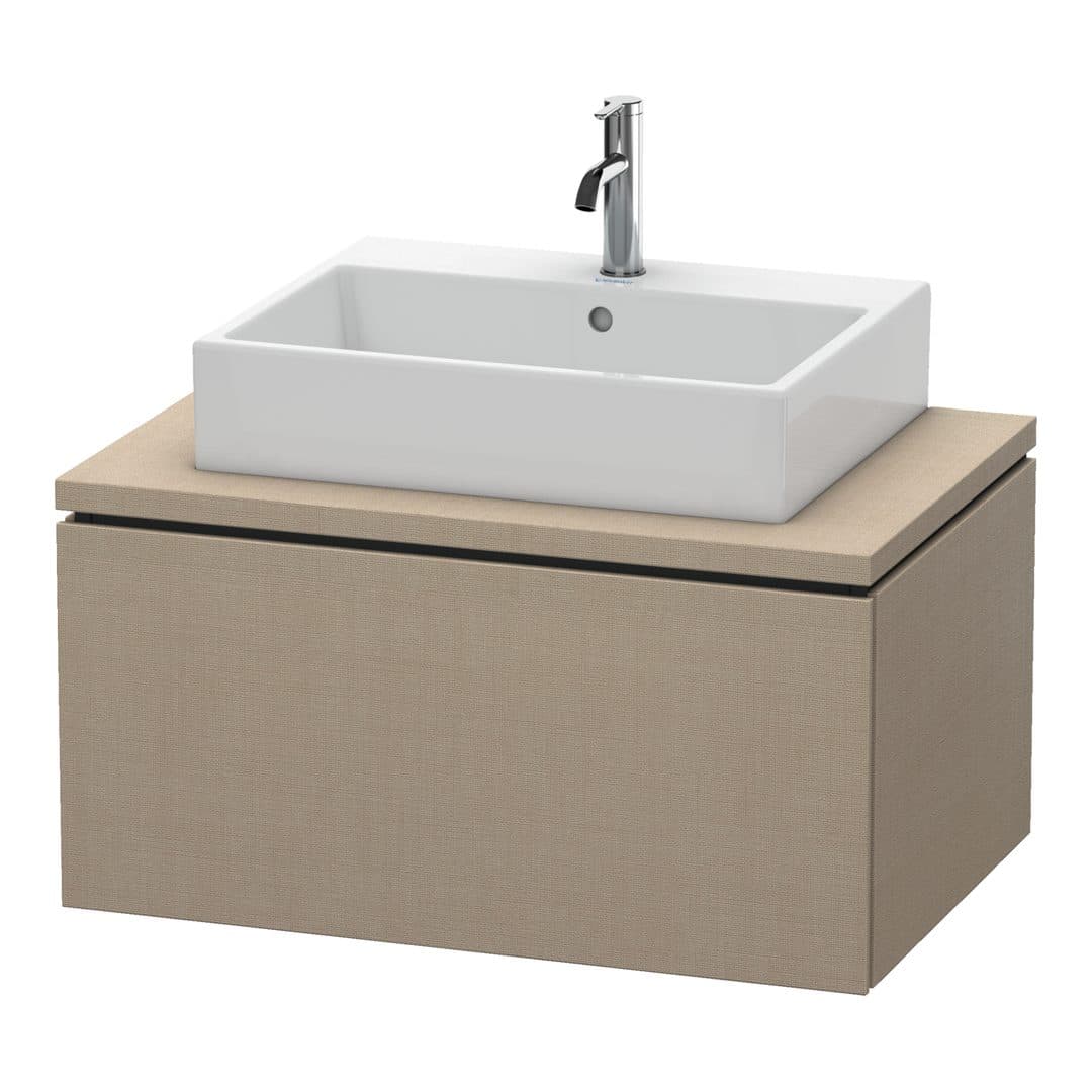 Duravit L-Cube – Έπιπλο Νιπτήρα – 820 mm, για κονσόλα, 1 συρτάρι, νιπτήρας κέντρο – Linen Matt, Decor (LC581207575)