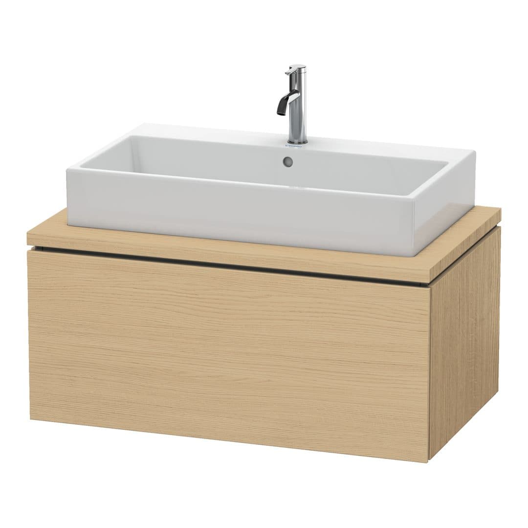 Duravit L-Cube – Έπιπλο Νιπτήρα – 920 mm, για κονσόλα, 1 συρτάρι, νιπτήρας κέντρο – Natural oak, Decor (LC581303030)