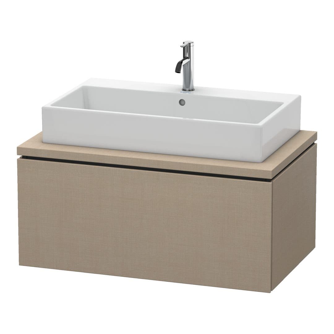 Duravit L-Cube – Έπιπλο Νιπτήρα – 920 mm, για κονσόλα, 1 συρτάρι, νιπτήρας κέντρο – Linen Matt, Decor (LC581307575)
