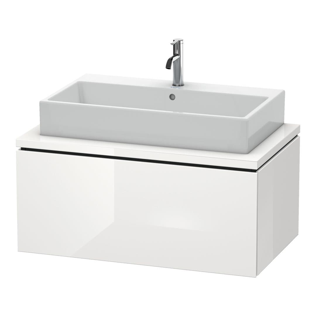 Duravit L-Cube – Έπιπλο Νιπτήρα – 920 mm, για κονσόλα, 1 συρτάρι, νιπτήρας κέντρο – White High Gloss, Lacquer (LC581308585)