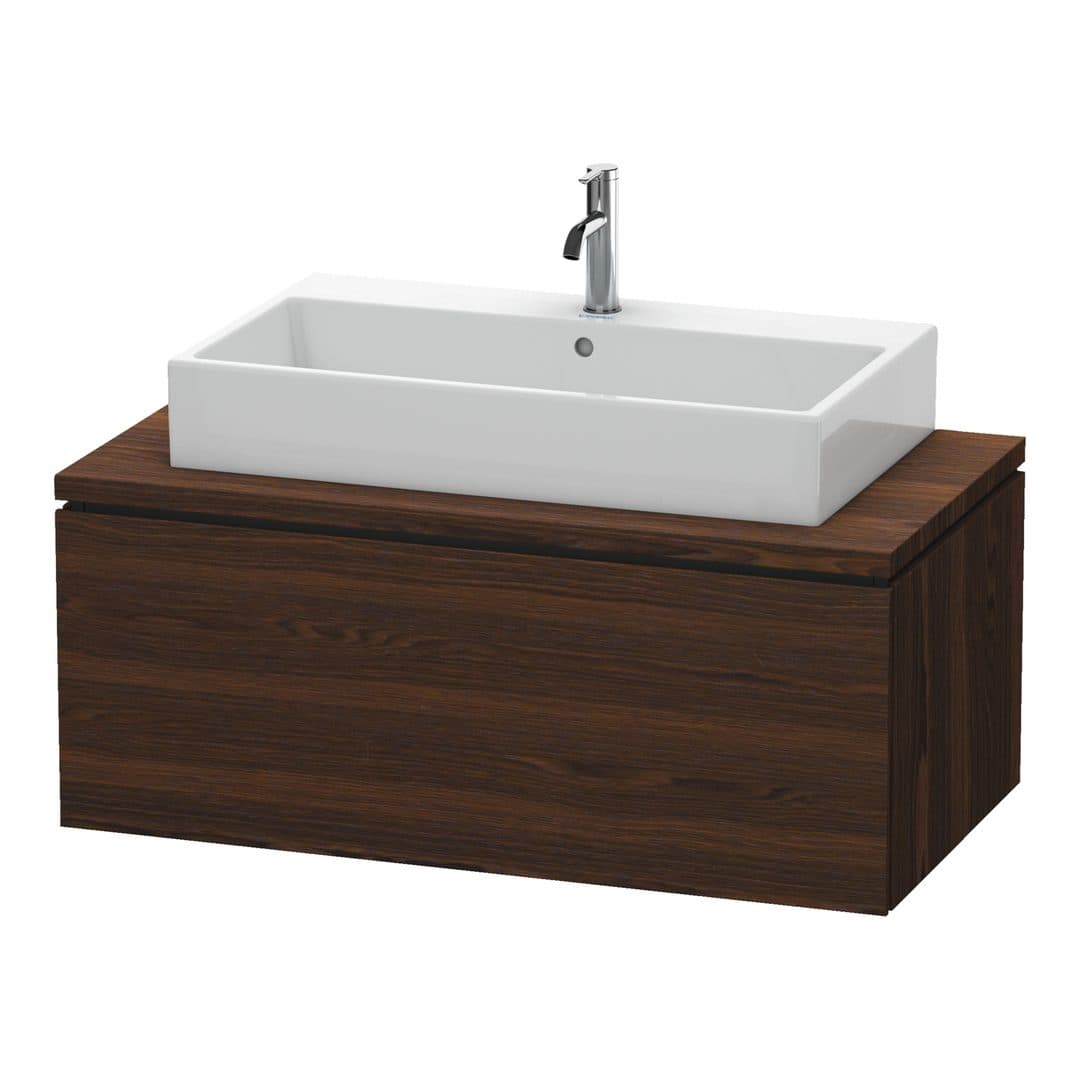 Duravit L-Cube – Έπιπλο Νιπτήρα – 1020 mm, για κονσόλα, 1 συρτάρι, νιπτήρας κέντρο – Brushed walnut Matt, Real wood veneer (LC581406969)