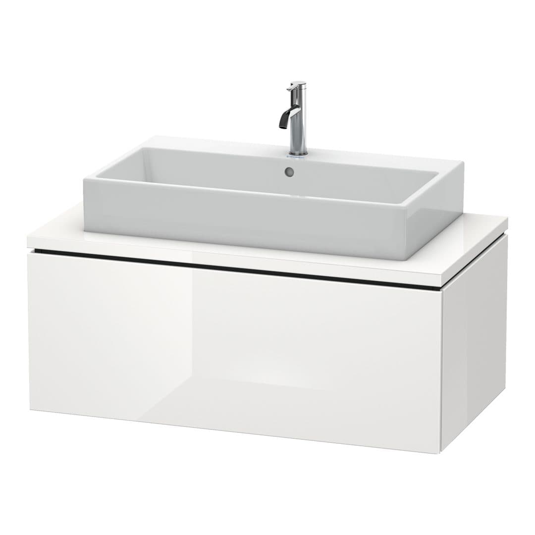 Duravit L-Cube – Έπιπλο Νιπτήρα – 1020 mm, για κονσόλα, 1 συρτάρι, νιπτήρας κέντρο – White High Gloss, Lacquer (LC581408585)