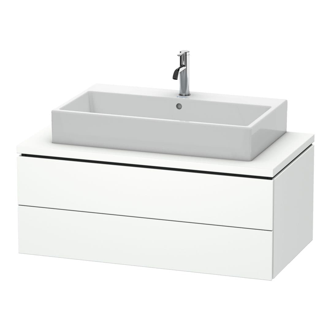 Duravit L-Cube – Έπιπλο Νιπτήρα – 1020 mm, για κονσόλα, 2 συρτάρια, νιπτήρας κέντρο, 1020 x 547 x 400 mm – White Matt, Decor (LC581901818)