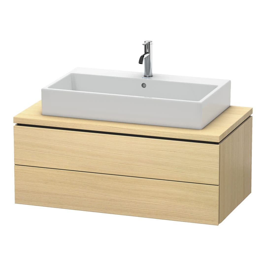 Duravit L-Cube – Έπιπλο Νιπτήρα – 1020 mm, για κονσόλα, 2 συρτάρια, νιπτήρας κέντρο, 1020 x 547 x 400 mm – Mediterranean oak Matt, Real wood veneer (LC581907171)