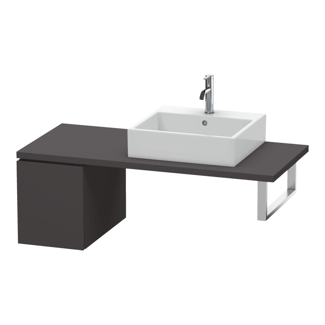 Duravit L-Cube – Ντουλάπι Μπάνιου – 320 mm, για κονσόλα, μοντέλο LC5830 – Graphite Super Matt, Decor (LC583008080)