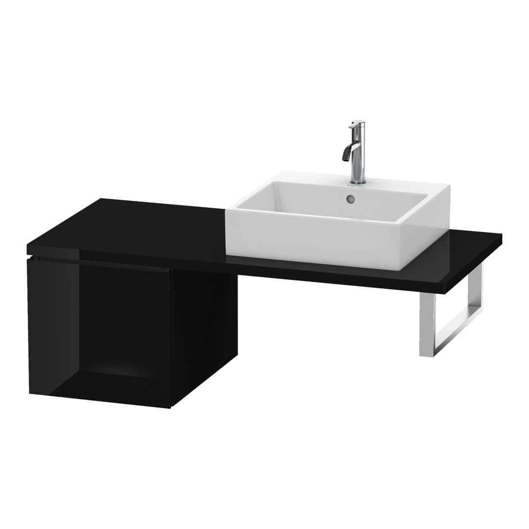 Duravit L-Cube – Ντουλάπι Μπάνιου – 420 mm, για κονσόλα, μοντέλο LC5831 – Black High Gloss, Lacquer (LC583104040)