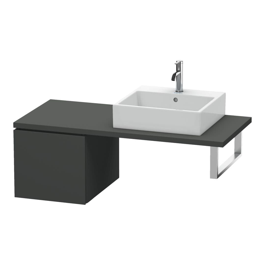 Duravit L-Cube – Ντουλάπι Μπάνιου – 420 mm, για κονσόλα, μοντέλο LC5831 – Graphite Matt, Decor (LC583104949)
