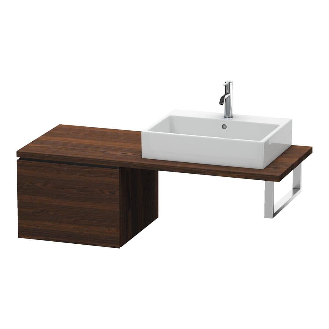 Duravit L-Cube – Ντουλάπι Μπάνιου – 520 mm, για κονσόλα, μοντέλο LC5832 – Brushed walnut Matt, Real wood veneer (LC583206969)