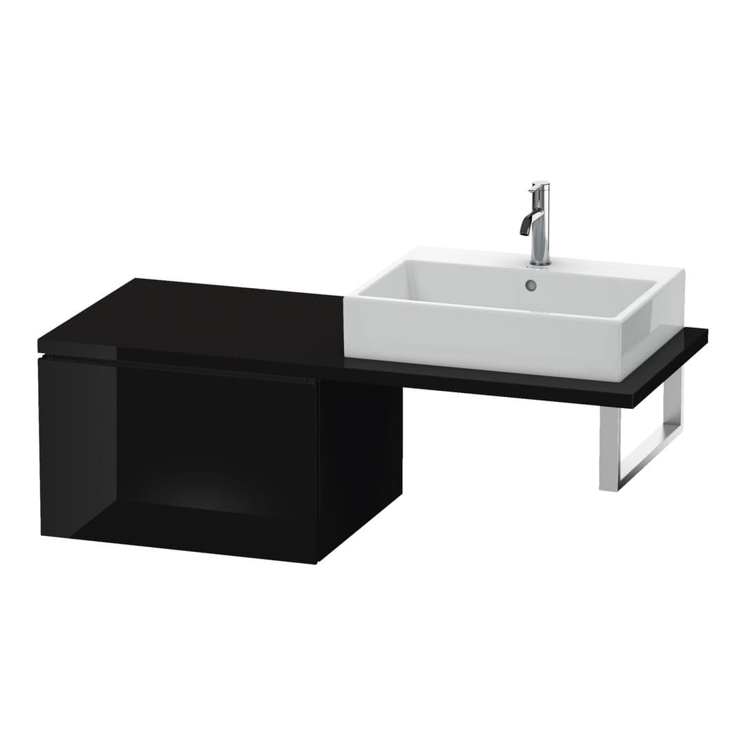 Duravit L-Cube – Ντουλάπι Μπάνιου – 620 mm, για κονσόλα, μοντέλο LC5833 – Black High Gloss, Lacquer (LC583304040)