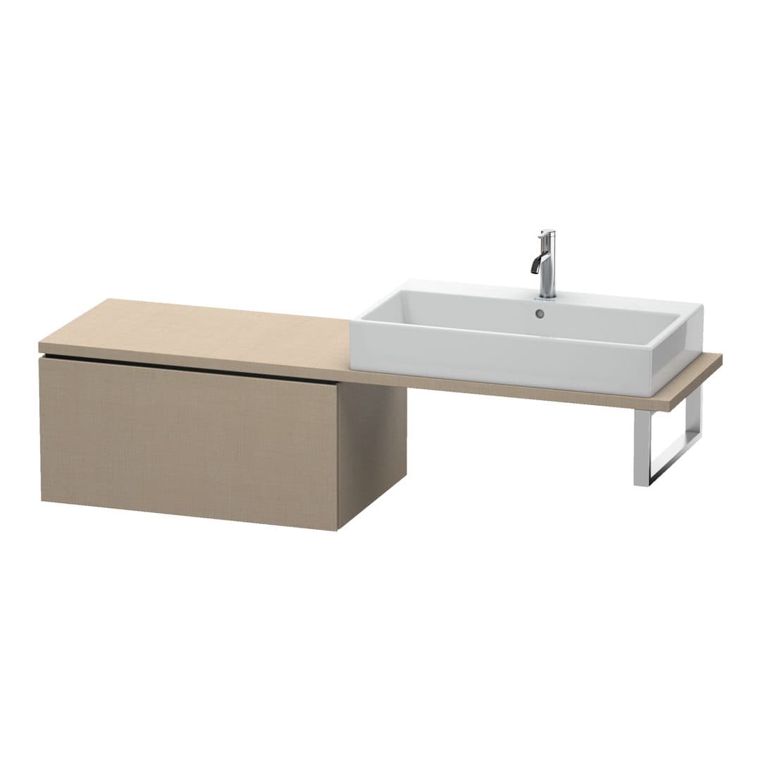 Duravit L-Cube – Ντουλάπι Μπάνιου – 820 mm, για κονσόλα, μοντέλο LC5834 – Linen Matt, Decor (LC583407575)