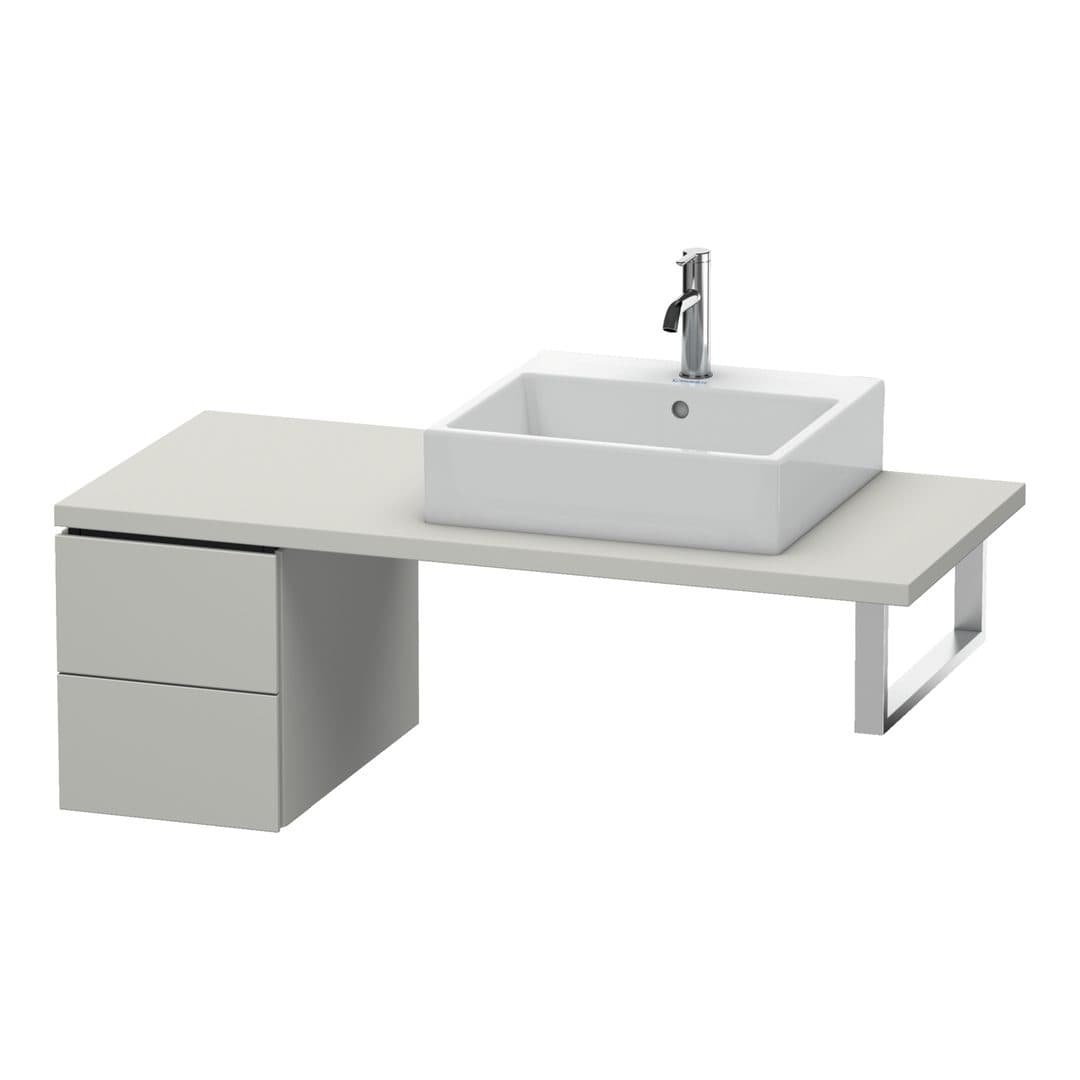 Duravit L-Cube – Ντουλάπι Μπάνιου – 320 mm, για κονσόλα, μοντέλο LC5835 – Concrete grey Matt, Decor (LC583500707)