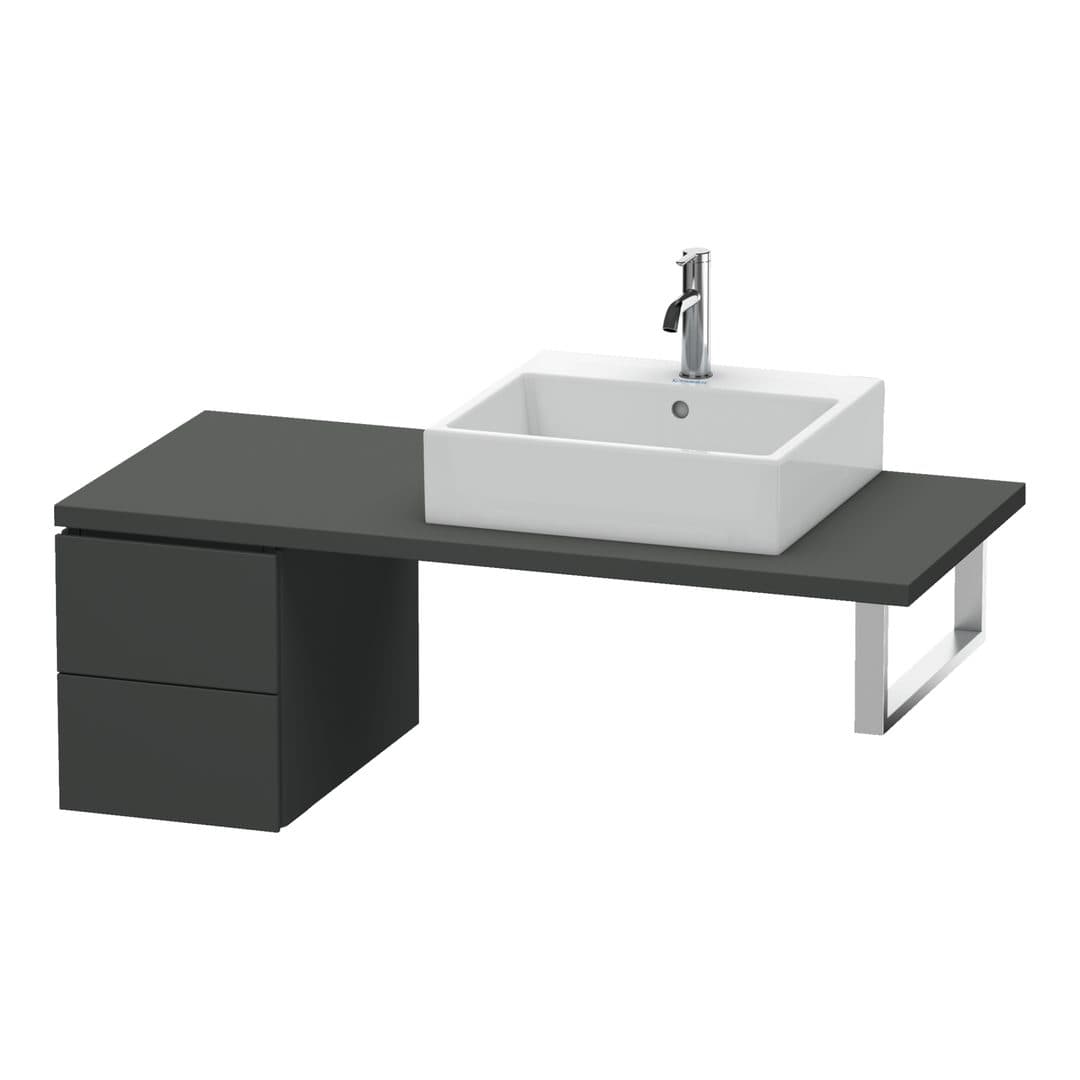 Duravit L-Cube – Ντουλάπι Μπάνιου – 320 mm, για κονσόλα, μοντέλο LC5835 – Graphite Matt, Decor (LC583504949)