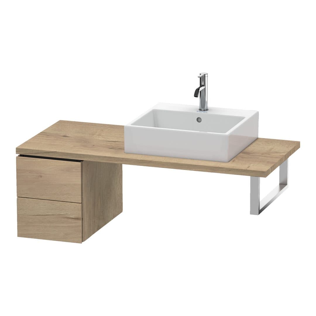 Duravit L-Cube – Ντουλάπι Μπάνιου – 320 mm, για κονσόλα, μοντέλο LC5835 – Marbled Oak Matt, Decor (LC583505555)