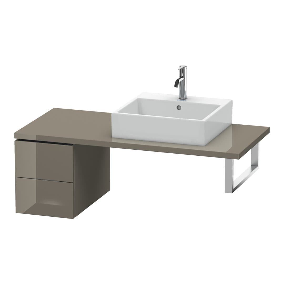 Duravit L-Cube – Ντουλάπι Μπάνιου – 320 mm, για κονσόλα, μοντέλο LC5835 – Flannel Grey High Gloss, Lacquer (LC583508989)