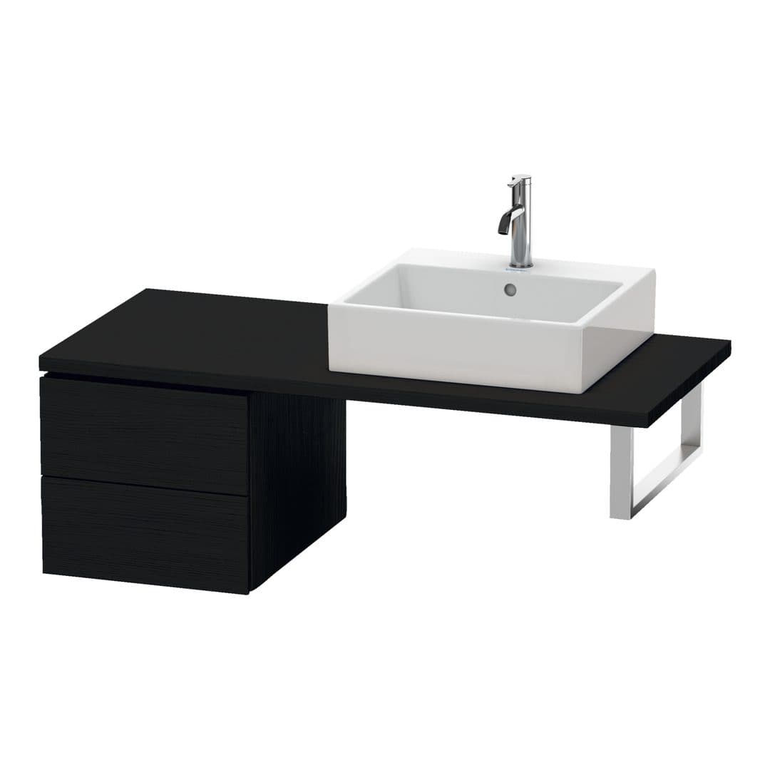 Duravit L-Cube – Ντουλάπι Μπάνιου – 420 mm, για κονσόλα, μοντέλο LC5836 – Black oak Matt, Decor (LC583601616)