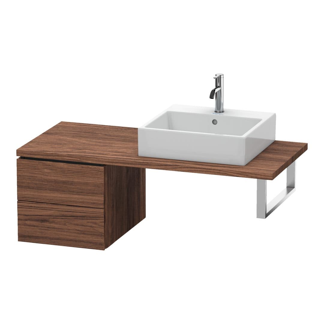 Duravit L-Cube – Ντουλάπι Μπάνιου – 420 mm, για κονσόλα, μοντέλο LC5836 – Walnut dark Matt, Decor (LC583602121)