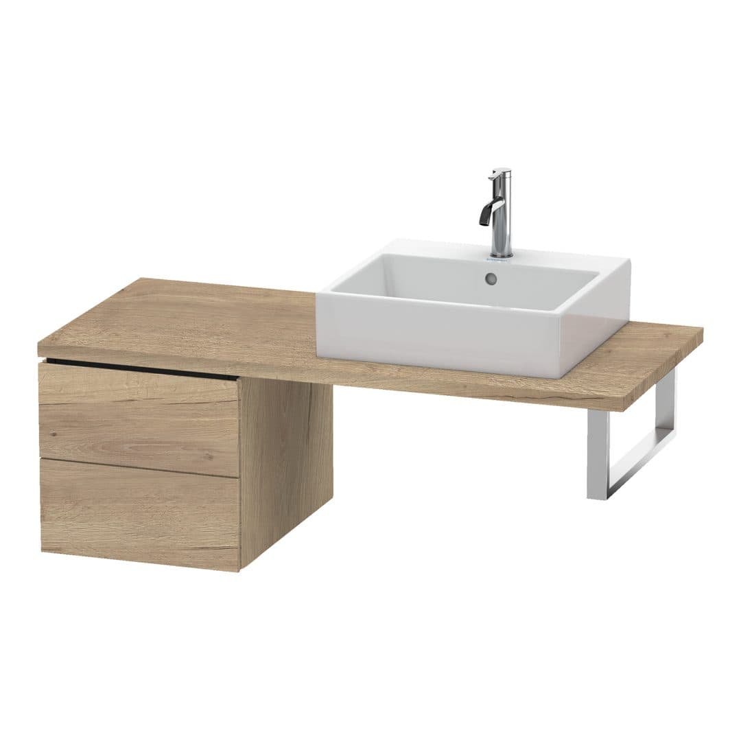 Duravit L-Cube – Ντουλάπι Μπάνιου – 420 mm, για κονσόλα, μοντέλο LC5836 – Marbled Oak Matt, Decor (LC583605555)
