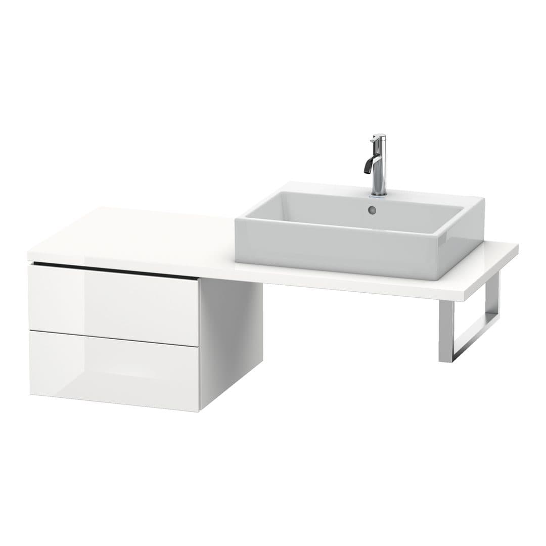 Duravit L-Cube – Ντουλάπι Μπάνιου – 520 mm, για κονσόλα, μοντέλο LC5837 – White High Gloss, Decor (LC583702222)