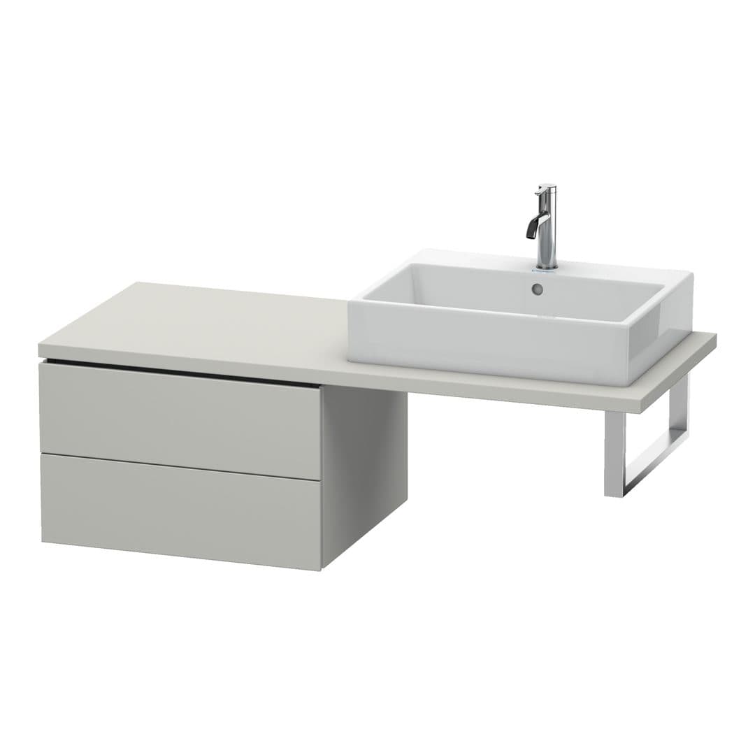 Duravit L-Cube – Ντουλάπι Μπάνιου – 620 mm, για κονσόλα, μοντέλο LC5838 – Concrete grey Matt, Decor (LC583800707)