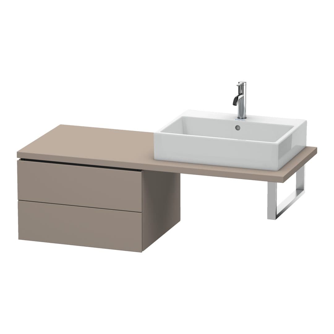 Duravit L-Cube – Ντουλάπι Μπάνιου – 620 mm, για κονσόλα, μοντέλο LC5838 – Basalte Matt, Decor (LC583804343)