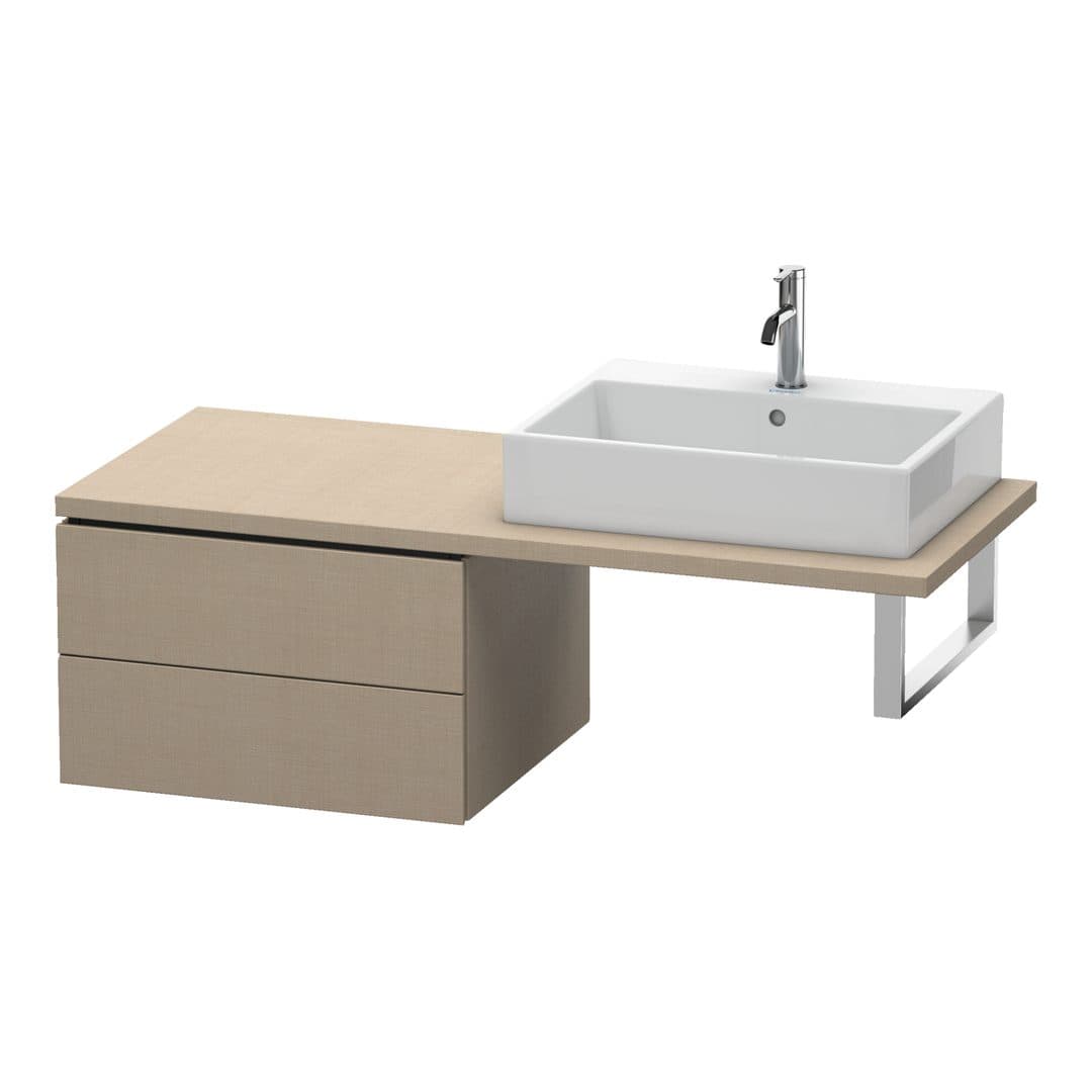 Duravit L-Cube – Ντουλάπι Μπάνιου – 620 mm, για κονσόλα, μοντέλο LC5838 – Linen Matt, Decor (LC583807575)