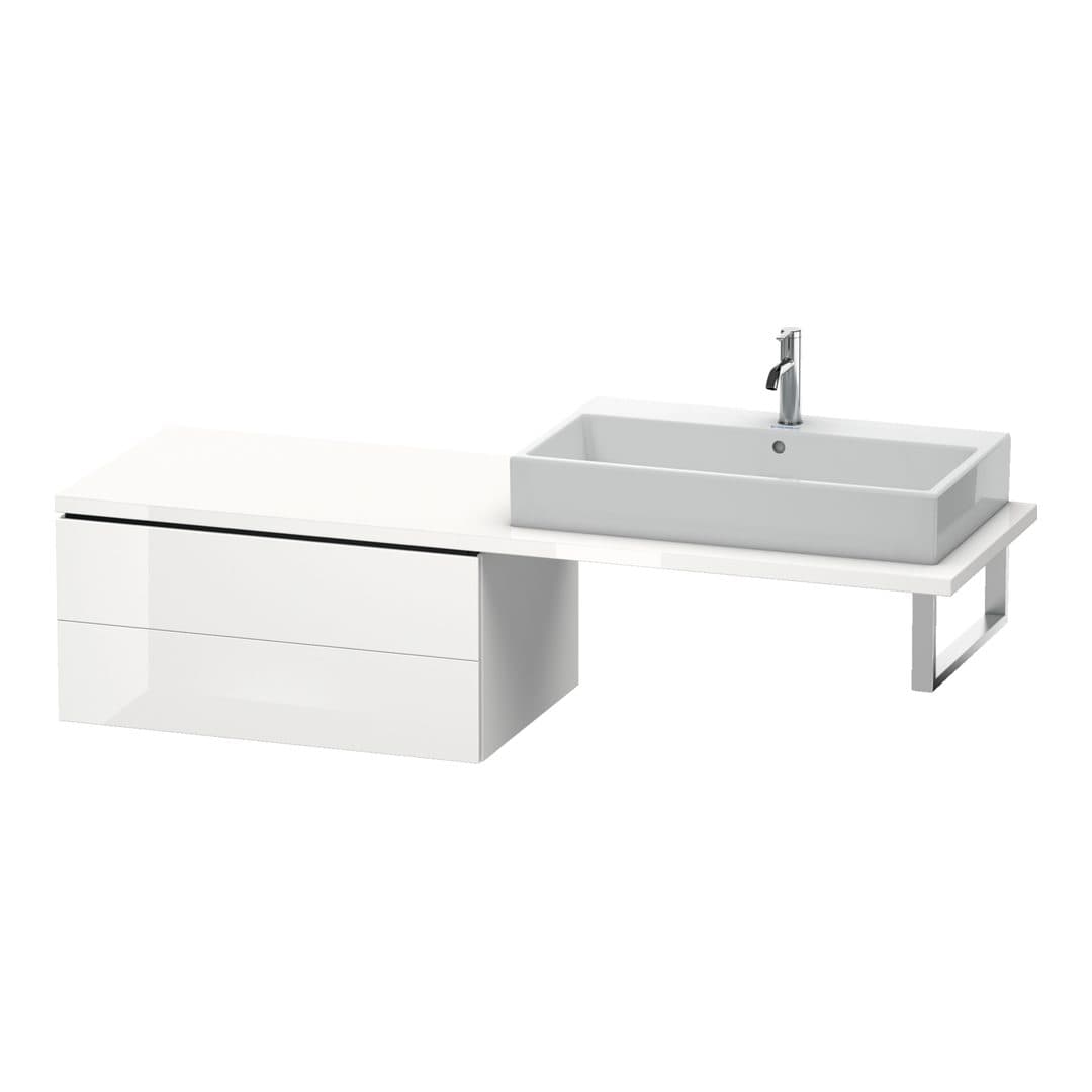 Duravit L-Cube – Ντουλάπι Μπάνιου – 820 mm, για κονσόλα, μοντέλο LC5839 – White High Gloss, Decor (LC583902222)