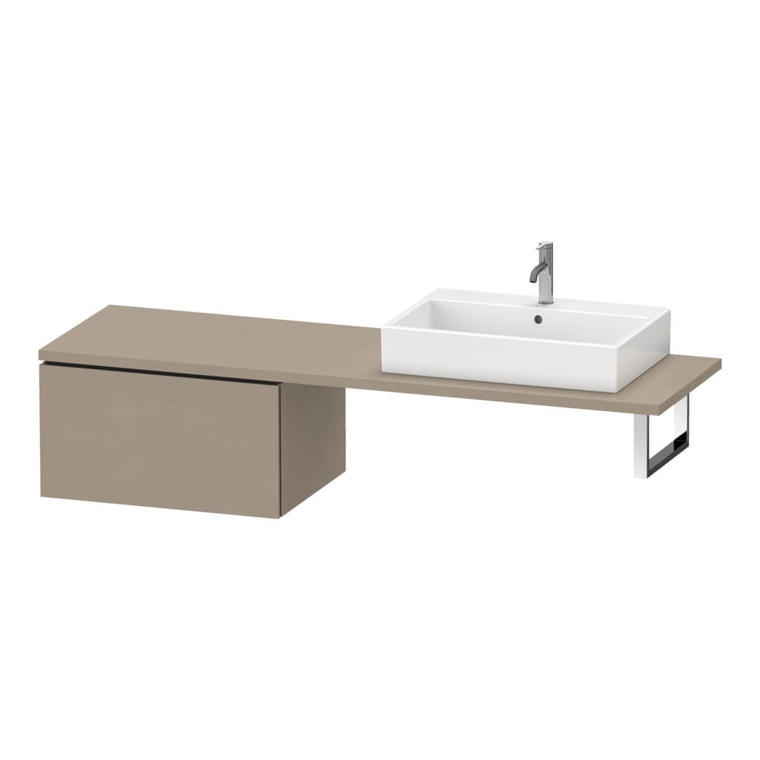 Duravit L-Cube – Ντουλάπι Μπάνιου – 720 mm, για κονσόλα, μοντέλο LC5854 – Linen Matt, Decor (LC585407575)
