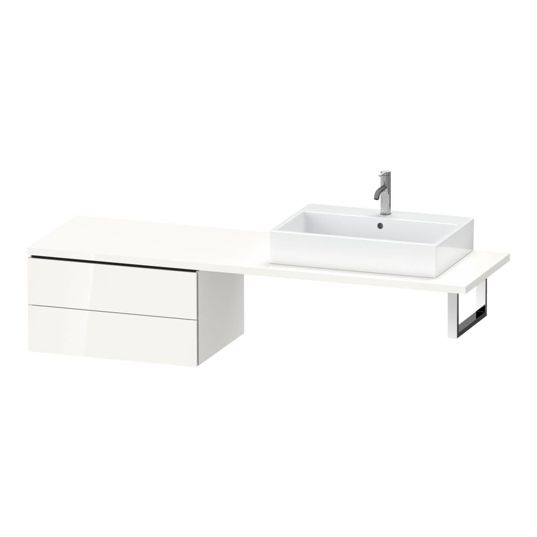 Duravit L-Cube – Ντουλάπι Μπάνιου – 720 mm, για κονσόλα, μοντέλο LC5859 – White High Gloss, Decor (LC585902222)