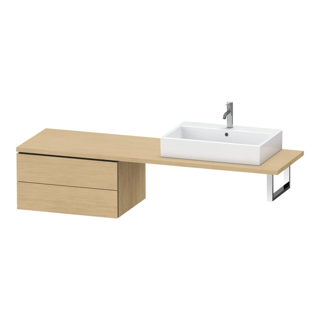 Duravit L-Cube – Ντουλάπι Μπάνιου – 720 mm, για κονσόλα, μοντέλο LC5859 – Natural oak, Decor (LC585903030)