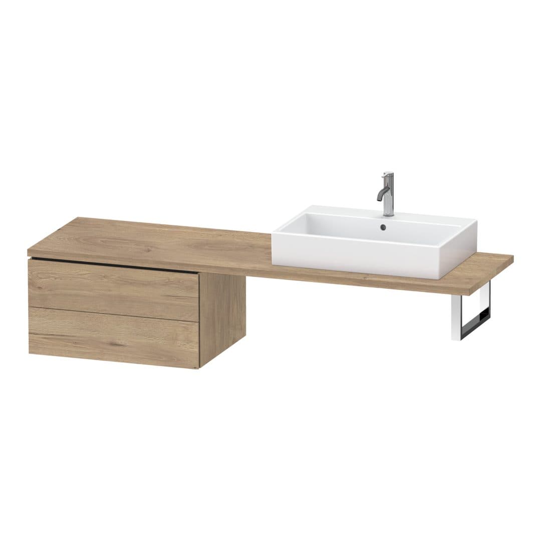 Duravit L-Cube – Ντουλάπι Μπάνιου – 720 mm, για κονσόλα, μοντέλο LC5859 – Marbled Oak Matt, Decor (LC585905555)