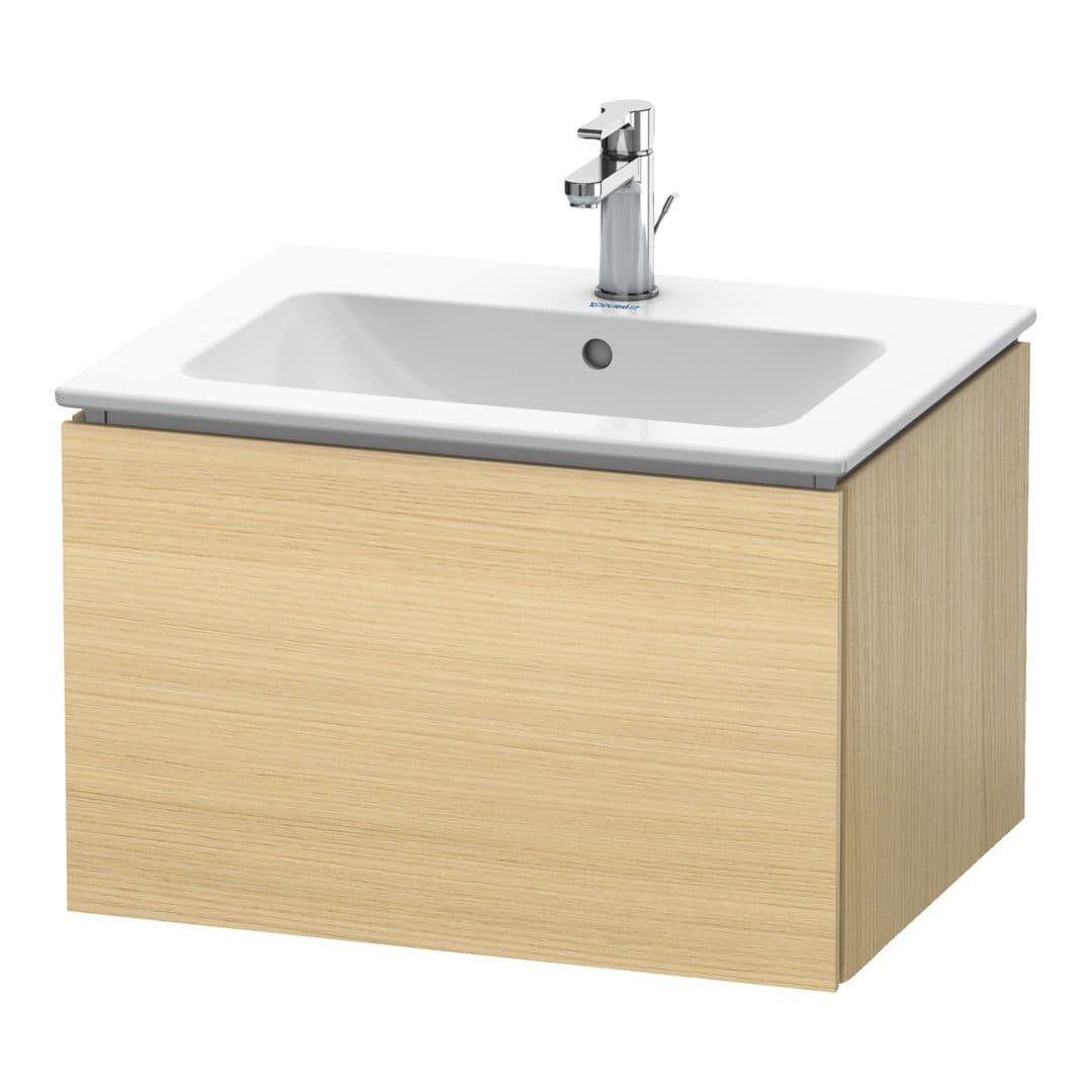 Duravit L-Cube – Έπιπλο Νιπτήρα – 620 mm, 1 συρτάρι, νιπτήρας κέντρο – Mediterranean oak Matt, Real wood veneer (LC614007171)