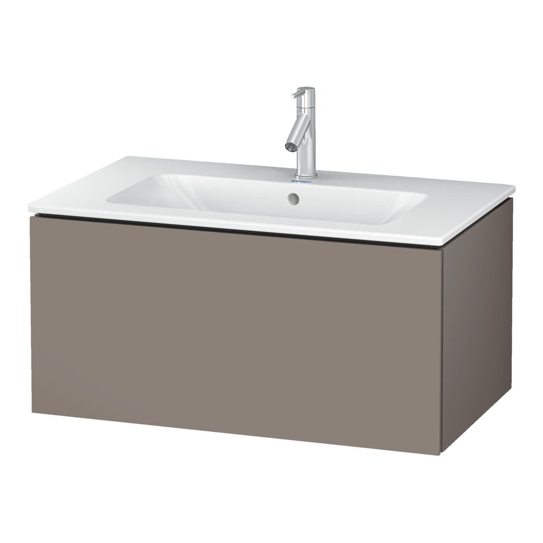 Duravit L-Cube – Έπιπλο Νιπτήρα – 820 mm, 1 συρτάρι, νιπτήρας κέντρο, 820 x 481 x 400 mm – Basalte Matt, Decor (LC614104343)