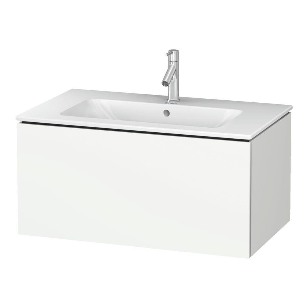 Duravit L-Cube – Έπιπλο Νιπτήρα – 820 mm, 1 συρτάρι, νιπτήρας κέντρο, 820 x 481 x 400 mm – White Super Matt, Decor (LC614108484)